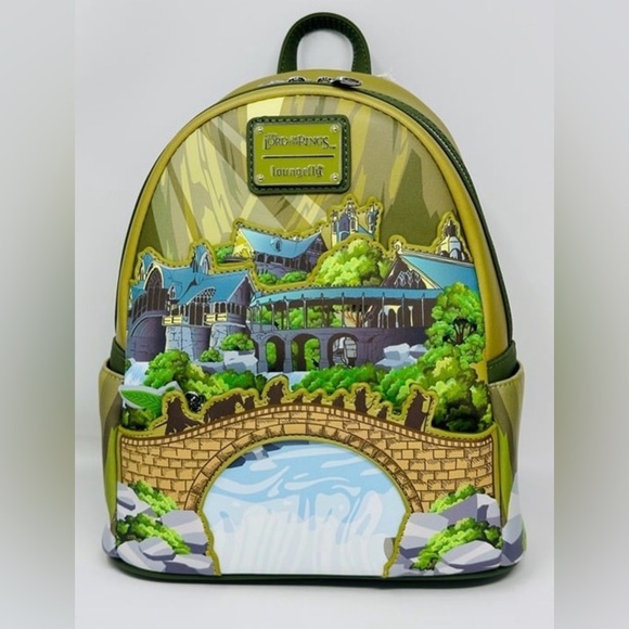 Loungefly Handbags - Lord Of The Rings (LOTR) Rivendell Loungefly Mini Backpack BAM EXCLUSIVE - NWT